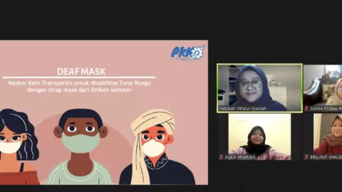 Mahasiswa UMM Siap Pasarkan Masker Unik untuk Tuna Rungu - GenPI.co JATIM
