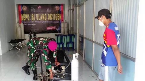 Yontaifib 2 Mar Surabaya Sediakan Isi Ulang Tabung Oksigen Gratis - GenPI.co JATIM