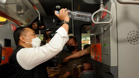 8 Unit Suroboyo Bus Dilengkapi Alat Canggih untuk Sampah - GenPI.co JATIM