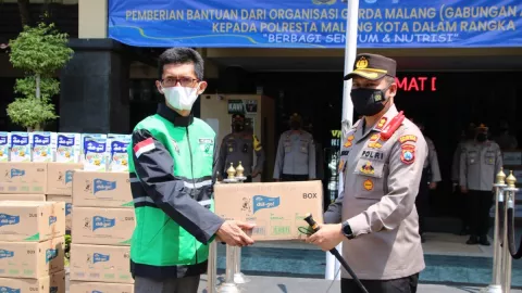 Komunitas Garda Malang Bantu Sesama, Ringankan Beban KarenPandemi - GenPI.co JATIM