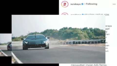 Segini Kecepatan Lamborghini Aventador Milik Crazy Rich Surabaya - GenPI.co JATIM