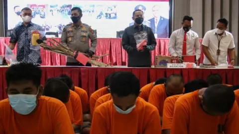 72 Orang Pesilat Diamankan, Polda Jatim akan Panggil Pemimpinnya - GenPI.co JATIM