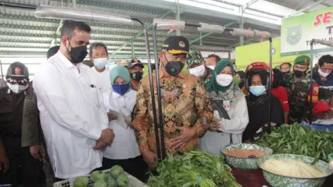 Pasar Kronong Kota Probolinggo Berubah Konsep Menjadi Syariah - GenPI.co JATIM
