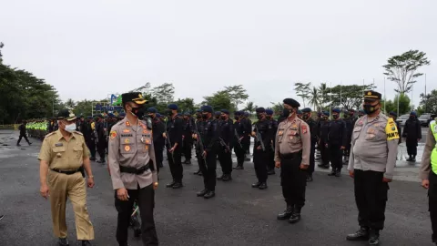 Jelang Pilkades di Kabupaten Malang, Personel Gabungan Disiagakan - GenPI.co JATIM