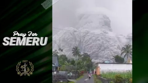 Keren Cak! Bonek Langsung Bergerak ke Lokasi Erupsi Gunung Semeru - GenPI.co JATIM