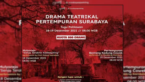Drama Teatrikal di Surabaya Bakal Digelar, Pasti Seru! - GenPI.co JATIM