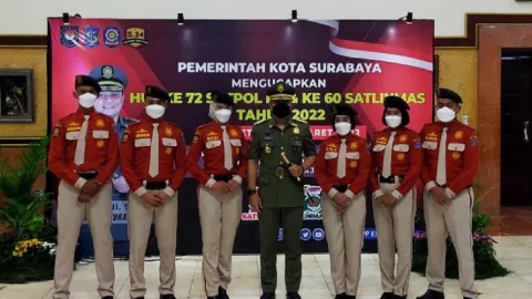 Satpol PP Surabaya Tampil Berbeda, Punya Tugas Baru - GenPI.co JATIM