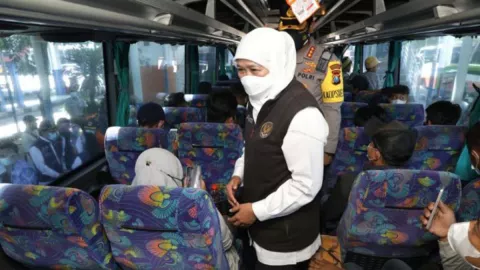 Pemprov Jatim Siapkan 10 Bus Mudik Gratis Warga Jatim di Jakarta - GenPI.co JATIM