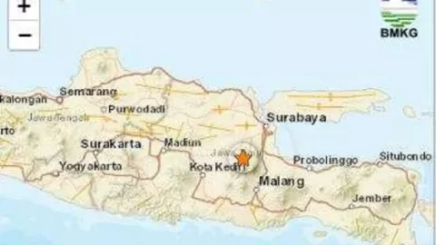 Mojokerto Diguncang Gempa, Titik Pusatnya Sebelah Tenggara - GenPI.co JATIM