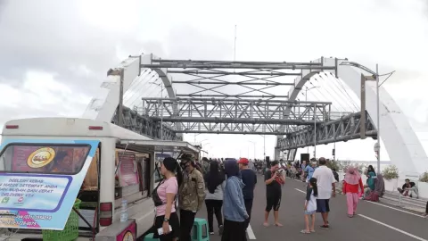 Jembatan Suroboyo Bakal Jadi Lokasi CFD Malam Hari - GenPI.co JATIM