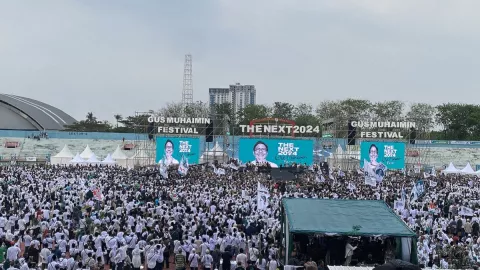 Ribuan Orang Berkumpul di GOR Delta Demi Muhaimin Iskandar - GenPI.co JATIM