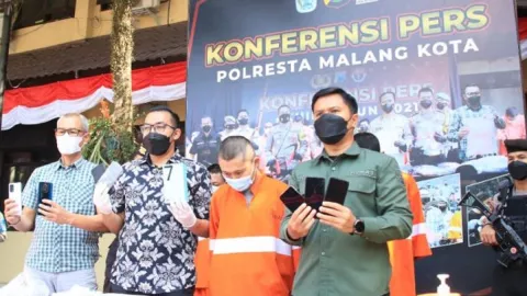 7 Kali Menipu, F Tak Hanya Pasrah Diamankan Polresta Malang Kota - GenPI.co JATIM