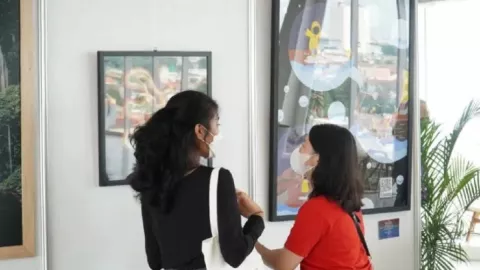 4 Perguruan Tinggi Kolaborasi Gelar Pameran Seni dan Desain di Surabaya - GenPI.co JATIM