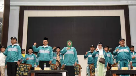 Khofifah Targetkan Kontingen Jatim Juara Umum Porseni NU - GenPI.co JATIM