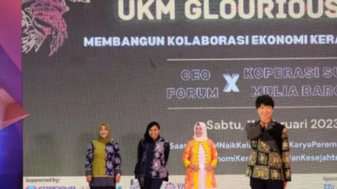 Pakai Batik Karya UMKM Surabaya, Melvin Tenggara Pujian Setinggi Langit - GenPI.co JATIM