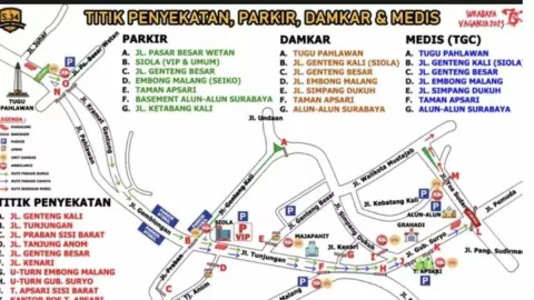 Skema Pengalihan Arus Lalu Lintas Surabaya Vaganza 2023, Cek Sekarang - GenPI.co JATIM