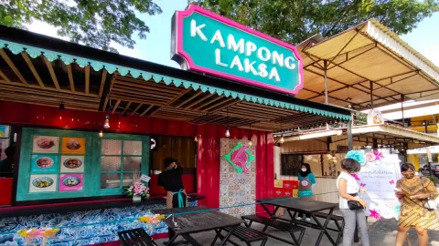 Kampong Laksa Surabaya, Obat Rindu Negeri Singa - GenPI.co JATIM
