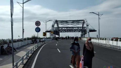 Jembatan Suroboyo Kembali Dibuka, Warga: yang Dinanti-nanti - GenPI.co JATIM