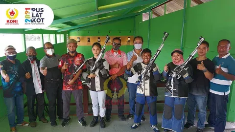 Persiapan Porda, Atlet Menembak Kota Yogya Asah Kemampuan - GenPI.co JOGJA
