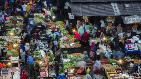 Pengunjung Pasar di Kabupaten Sleman Meningkat 50 Persen - GenPI.co JOGJA
