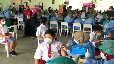 Capaian Vaksinasi Anak di Kota Yogyakarta Tembus 81,5 Persen - GenPI.co JOGJA