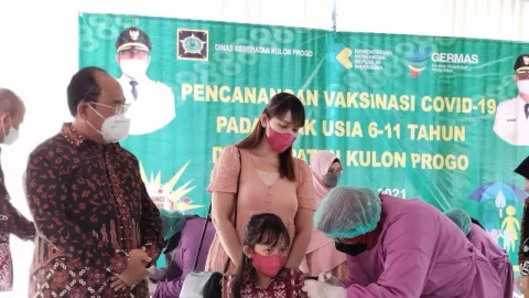 Vaksinasi Anak di Kulon Progo Dimulai, Ini Harapan Bupati - GenPI.co JOGJA