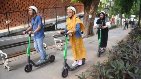 Pelaku Usaha Sewa Skuter Listrik di Malioboro Diminta Libur - GenPI.co JOGJA