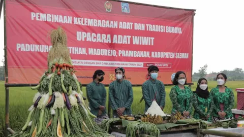 Ungkapan Syukur, Warga Prambanan Sleman Gelar Tradisi Wiwitan - GenPI.co JOGJA