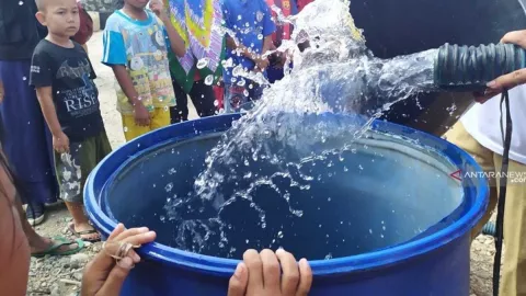 BPBD Bantul Imbau Warga Tidak Tandon Air Bersih Bantuan Pemerintah - GenPI.co JOGJA