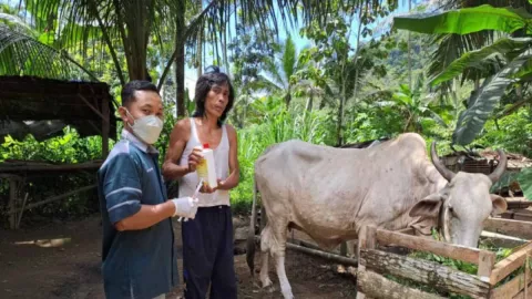 Vaksinasi Hewan Ternak di Zona Merah Antraks Gunungkidul Dipastikan Selesai - GenPI.co JOGJA