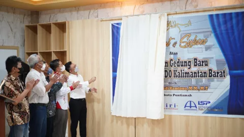 Resmikan Gedung Diklat Astekindo, Edi: Pahami Ilmu Konstruksi - GenPI.co KALBAR