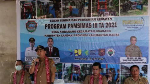 Program Pamsimas, Andalan Pemkab Landak Sediakan Air Bersih - GenPI.co KALBAR