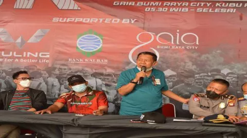 HUT Kubu Raya, 95 Personel Gabungan Amankan Lomba Lari 10 Km-5 Km - GenPI.co KALBAR