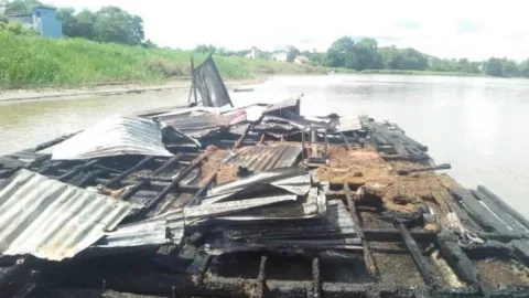 Tempat Pengolahan Kratom Terbakar, 2 Ton Remahan-Tepung Ludes - GenPI.co KALBAR