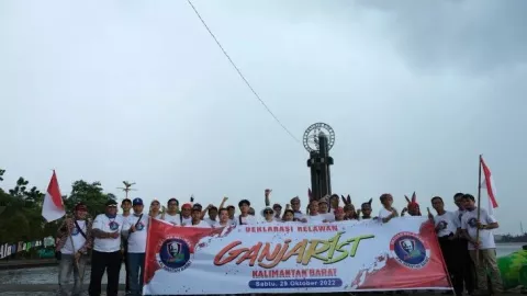 Relawan Ganjarist Kalbar Gaungkan Dukungan untuk Ganjar Pranowo - GenPI.co KALBAR