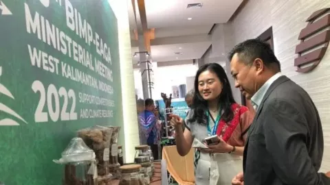 Jamur Susu Harimau di Pameran BIMP-EAGA Diminati Delegasi Malaysia - GenPI.co KALBAR