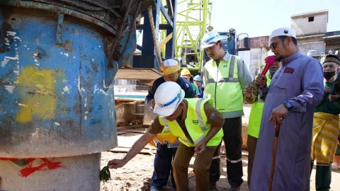 Pembangunan Duplikasi Jembatan Kapuas I Diawali Prosesi Tepung Tawar - GenPI.co KALBAR