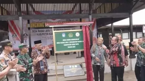 Rasau Jaya I Ditetap sebagai Desa Toleransi oleh Kanwil Kemenag Kalbar - GenPI.co KALBAR