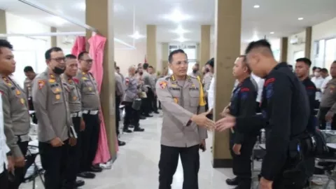Jajaran Polda Kalbar Gelar Latihan persiapan Operasi Lilin Kapuas 2022 - GenPI.co KALBAR