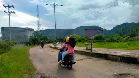 PJU Padam, Pengendara Jalan Lingkar Sukadana Sering Kecelakaan - GenPI.co KALBAR