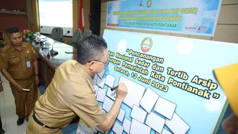 Wujudkan Keterpaduan Arsip, Pemkot Pontianak Optimalkan Aplikasi Srikandi - GenPI.co KALBAR