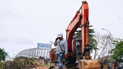 Pelebaran Jalan dan Penataan Persimpangan Dukung Duplikasi Jembatan Kapuas I - GenPI.co KALBAR
