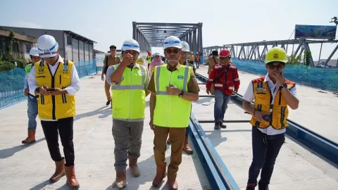 Duplikasi Jembatan Kapuas I Sudah 80,4 persen, Target Akhir Tahun Bakal Terhubung - GenPI.co KALBAR