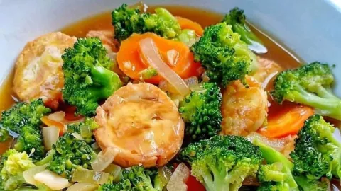 Resep Brokoli Tofu Saus Tiram, Menu Sahur Hari Ini - GenPI.co KALTIM