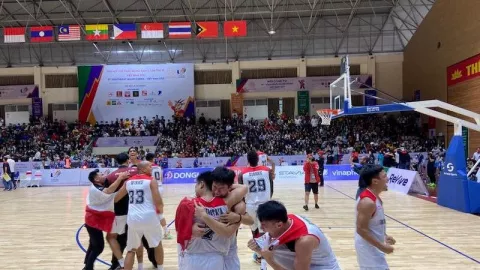 Catatkan Sejarah, Basket Indonesia Rebut Emas di SEA Games - GenPI.co KALTIM