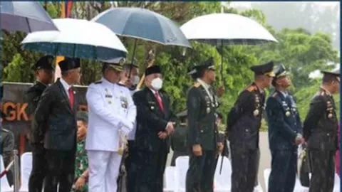 Hujan Deras, Gubernur Kaltim Harap TNI Sukseskan IKN Nusantara - GenPI.co KALTIM