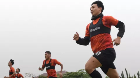 Latihan di Yogyakarta, Pemain Borneo FC Digempur Habis-habisan - GenPI.co KALTIM