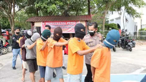 Beberapa Kali Beraksi, 7 Remaja Ditangkap Polisi Gegara Motor - GenPI.co KEPRI