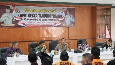 Kapolresta Tanjung Pinang Temui Puluhan Ormas, untuk Apa? - GenPI.co KEPRI