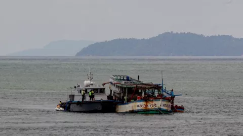 2 Kapal Vietnam Ditenggelamkan di Pulau Galang - GenPI.co KEPRI